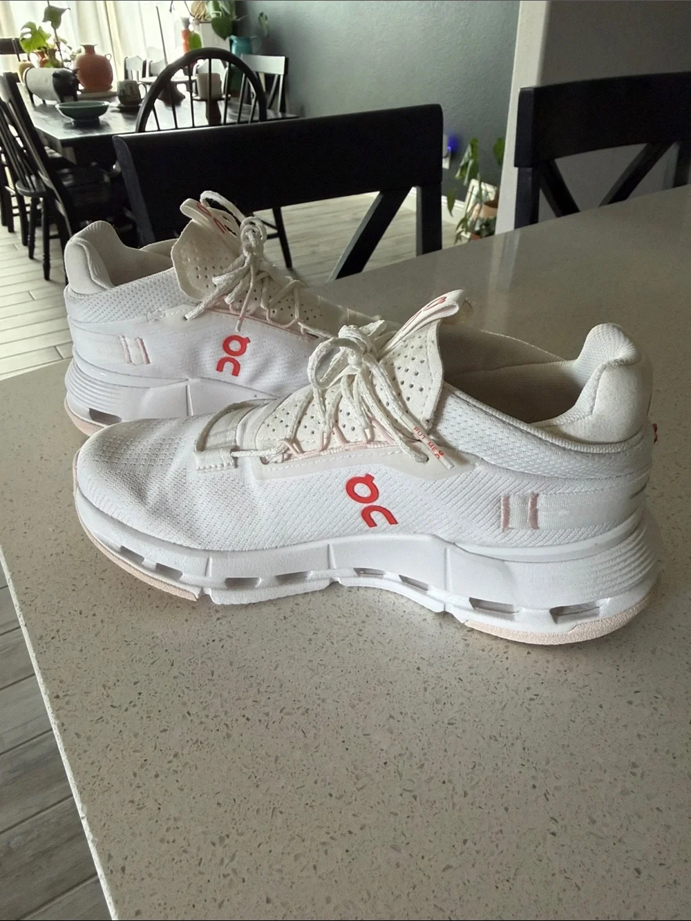 On Running Cloudnova 2 Sneakers Cloudtec White Gym Shoes 6.5